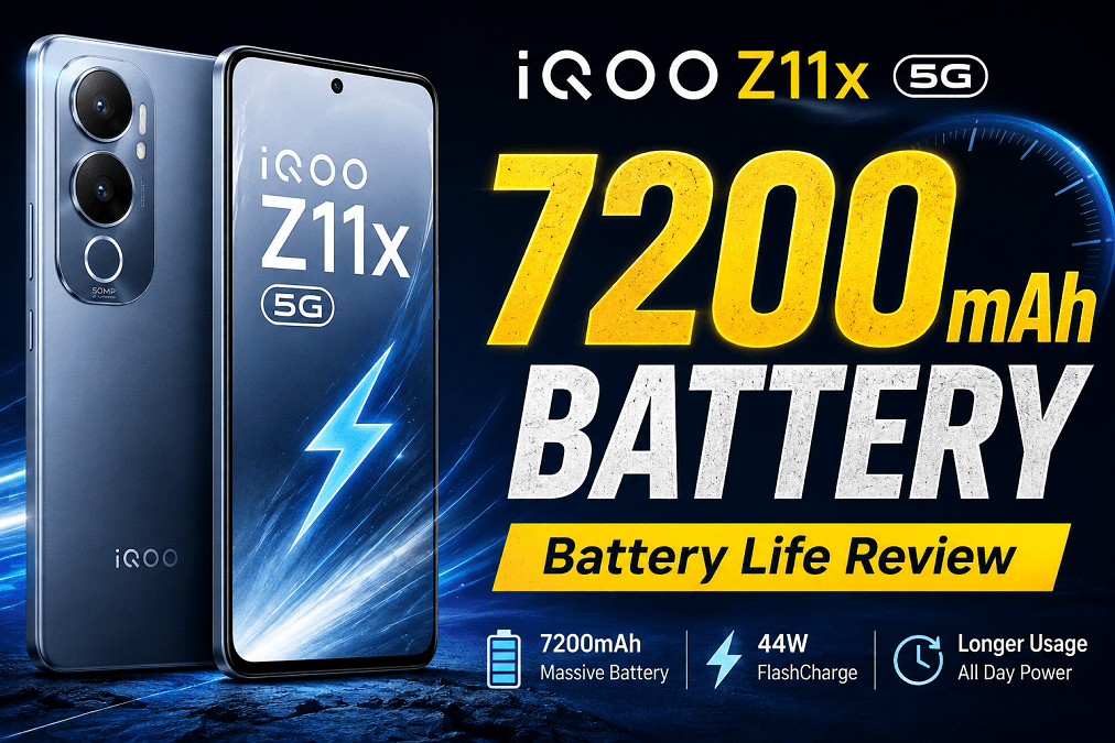 iQOO Z11x 5G 7200mAh battery