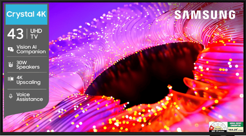 Samsung 43-inch 4K smart TV under ₹30,000
