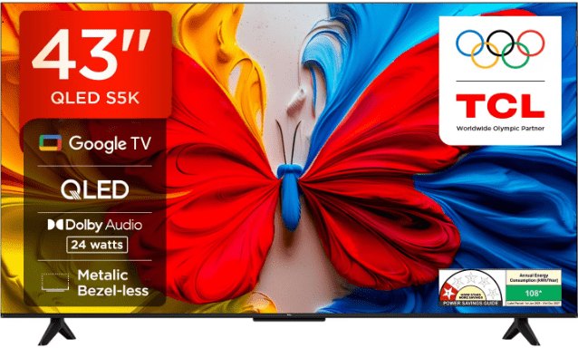 TCL 43-inch 4K Google TV under ₹30,000