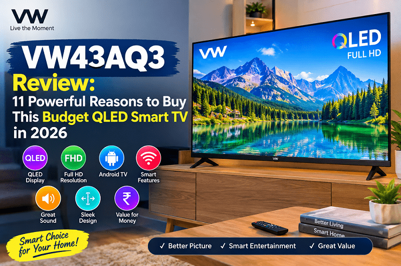 VW43AQ3 43-inch QLED Full HD Android Smart TV review