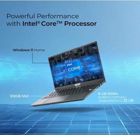 Acer Aspire 3 A324-53 with 8GB RAM and 512GB SSD specifications