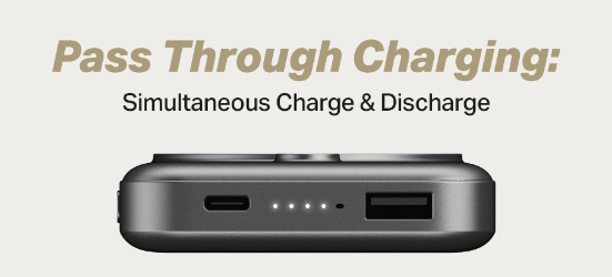 Energyshroom PB331 LED battery and charging indicators