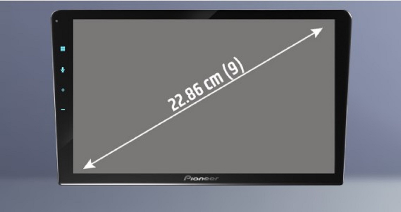 Pioneer DMH-AP6850BT 9-inch capacitive touchscreen display